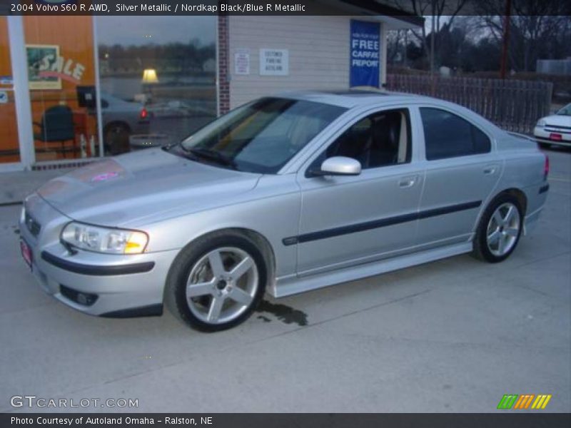 Silver Metallic / Nordkap Black/Blue R Metallic 2004 Volvo S60 R AWD