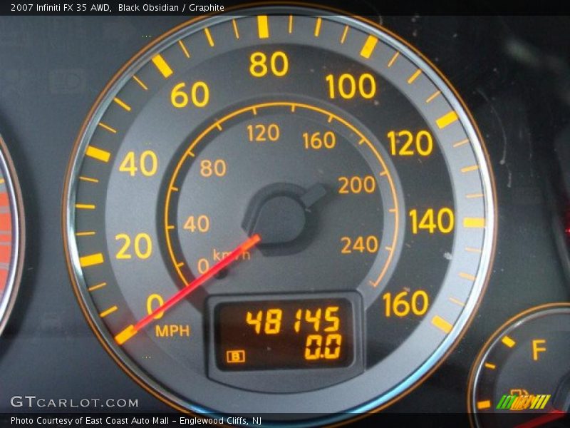 Black Obsidian / Graphite 2007 Infiniti FX 35 AWD