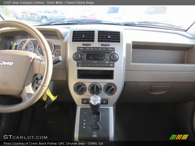 Stone White / Pastel Pebble Beige 2007 Jeep Compass Limited