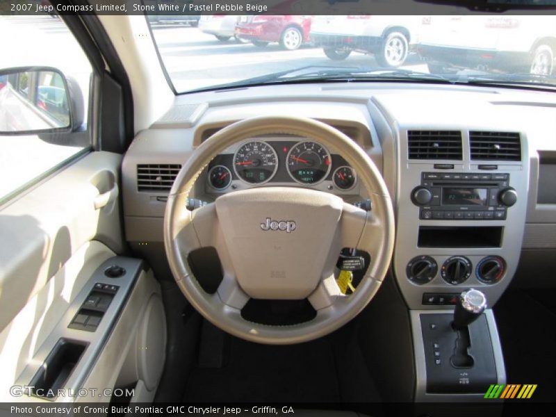 Stone White / Pastel Pebble Beige 2007 Jeep Compass Limited