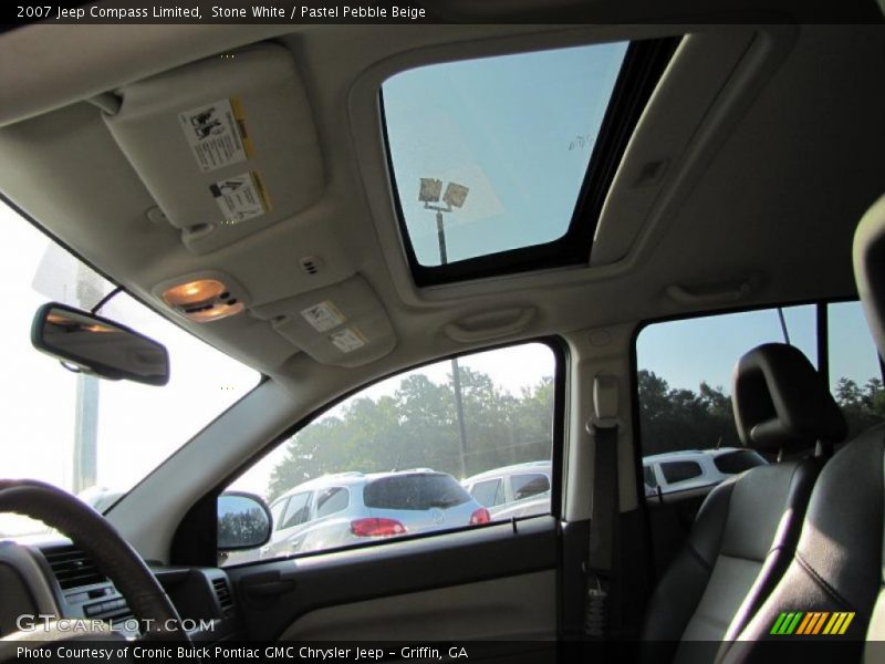 Stone White / Pastel Pebble Beige 2007 Jeep Compass Limited