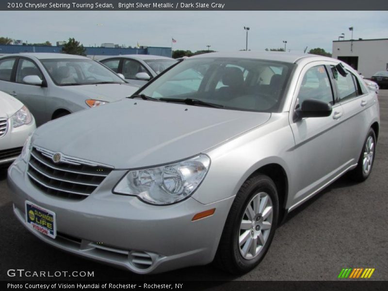 Bright Silver Metallic / Dark Slate Gray 2010 Chrysler Sebring Touring Sedan
