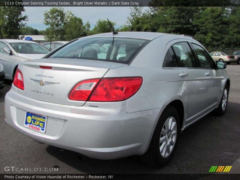 Bright Silver Metallic / Dark Slate Gray 2010 Chrysler Sebring Touring Sedan