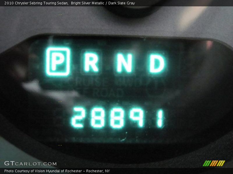 Bright Silver Metallic / Dark Slate Gray 2010 Chrysler Sebring Touring Sedan