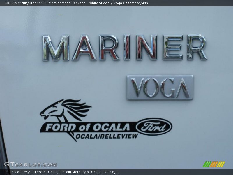 White Suede / Voga Cashmere/Ash 2010 Mercury Mariner I4 Premier Voga Package