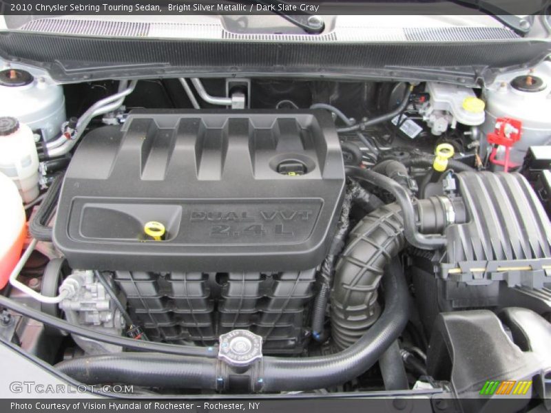 Bright Silver Metallic / Dark Slate Gray 2010 Chrysler Sebring Touring Sedan