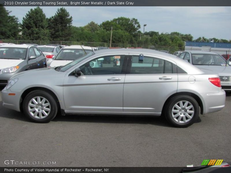 Bright Silver Metallic / Dark Slate Gray 2010 Chrysler Sebring Touring Sedan