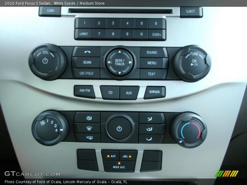 White Suede / Medium Stone 2010 Ford Focus S Sedan