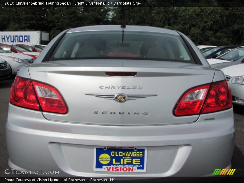 Bright Silver Metallic / Dark Slate Gray 2010 Chrysler Sebring Touring Sedan