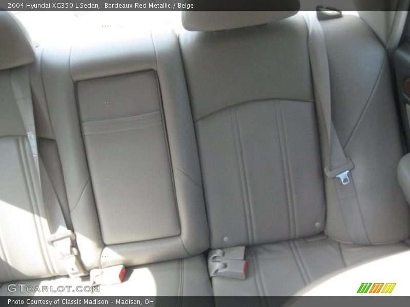 Bordeaux Red Metallic / Beige 2004 Hyundai XG350 L Sedan