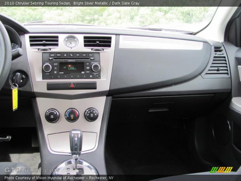 Bright Silver Metallic / Dark Slate Gray 2010 Chrysler Sebring Touring Sedan