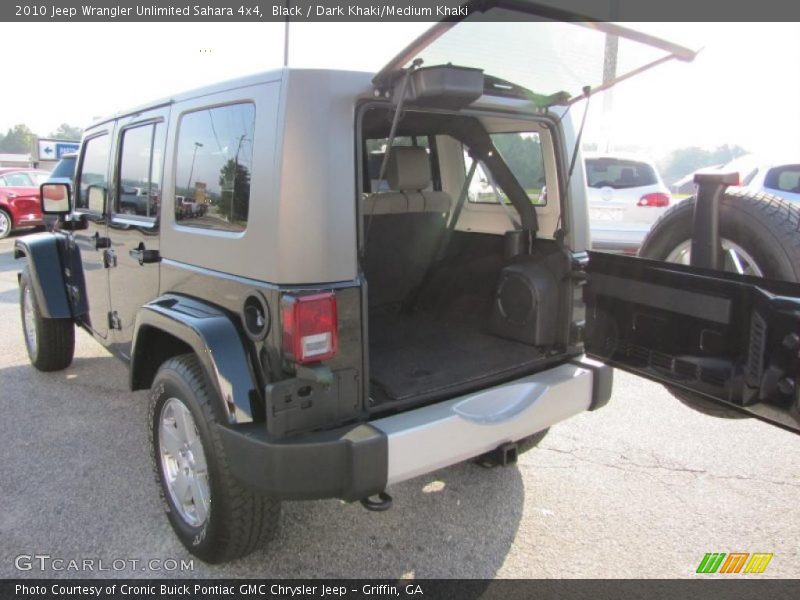 Black / Dark Khaki/Medium Khaki 2010 Jeep Wrangler Unlimited Sahara 4x4