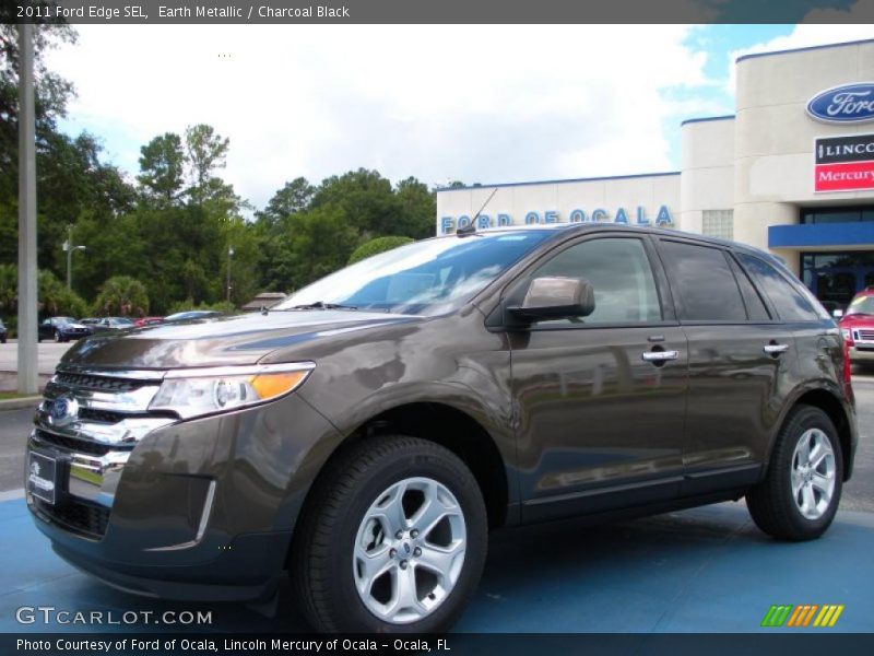 Earth Metallic / Charcoal Black 2011 Ford Edge SEL