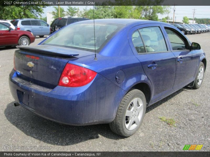 Laser Blue Metallic / Gray 2007 Chevrolet Cobalt LS Sedan