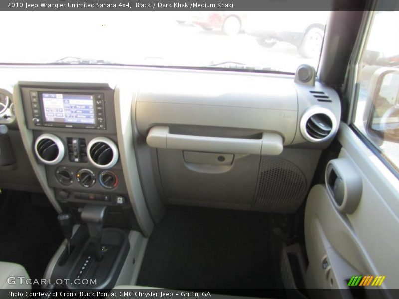 Black / Dark Khaki/Medium Khaki 2010 Jeep Wrangler Unlimited Sahara 4x4