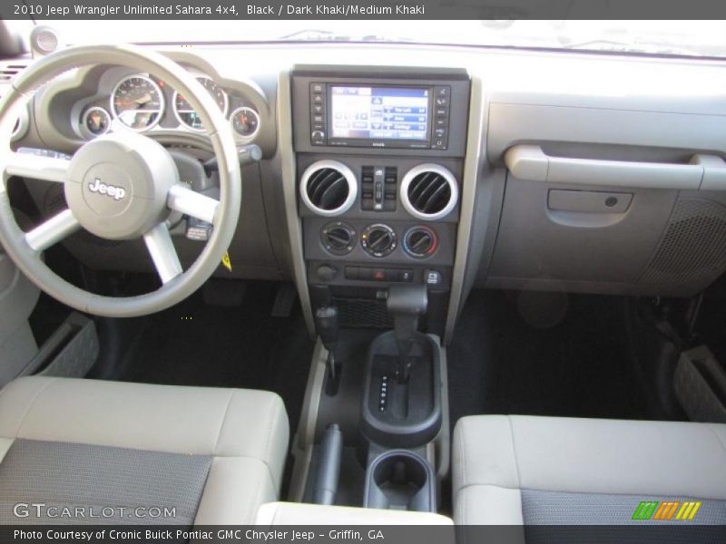 Black / Dark Khaki/Medium Khaki 2010 Jeep Wrangler Unlimited Sahara 4x4