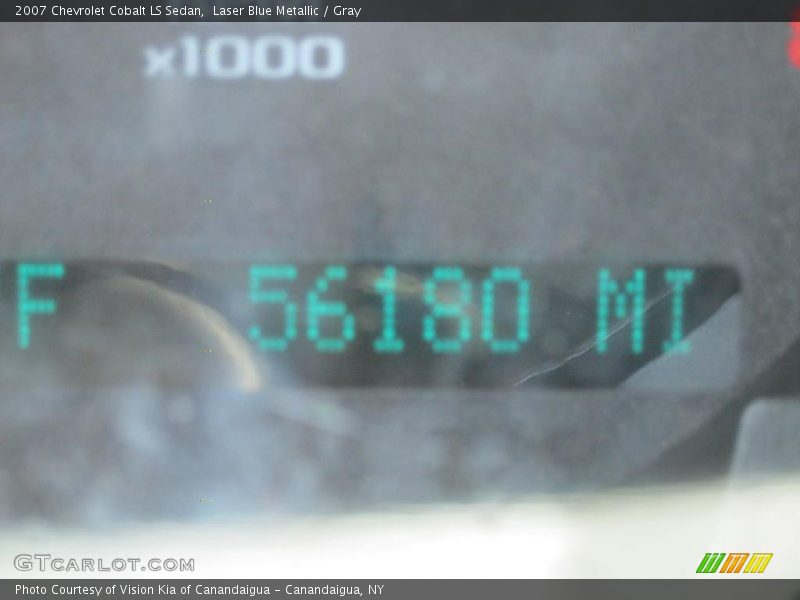 Laser Blue Metallic / Gray 2007 Chevrolet Cobalt LS Sedan