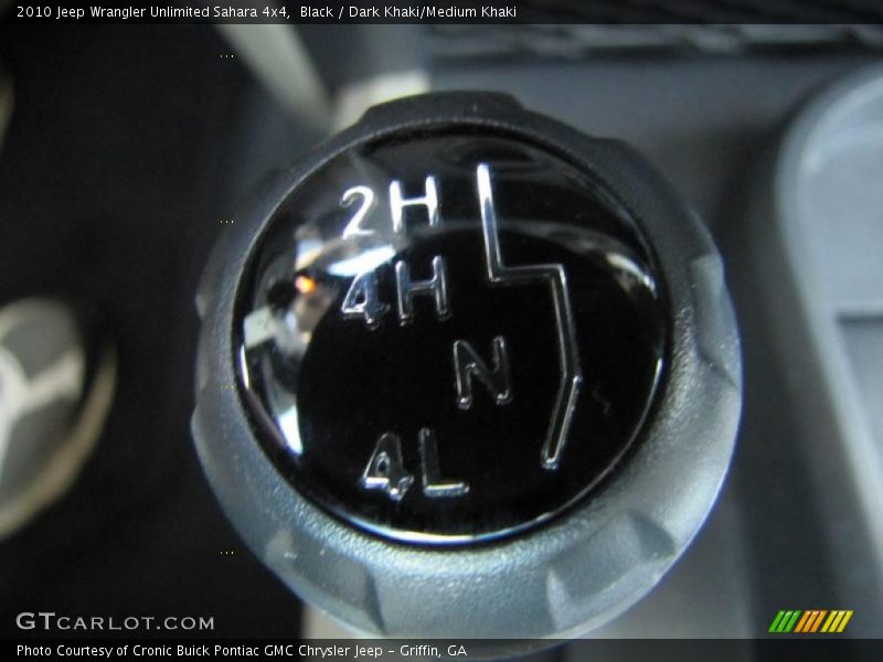 Black / Dark Khaki/Medium Khaki 2010 Jeep Wrangler Unlimited Sahara 4x4