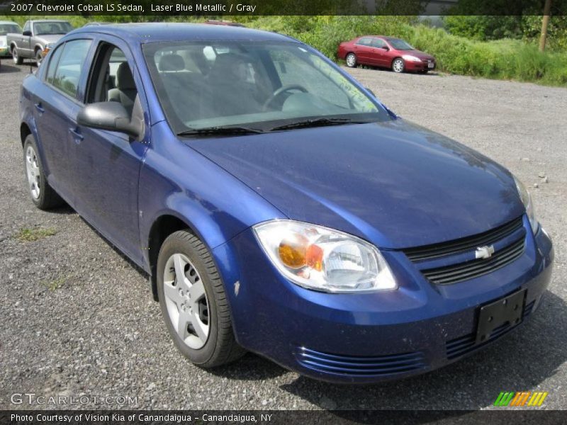 Laser Blue Metallic / Gray 2007 Chevrolet Cobalt LS Sedan