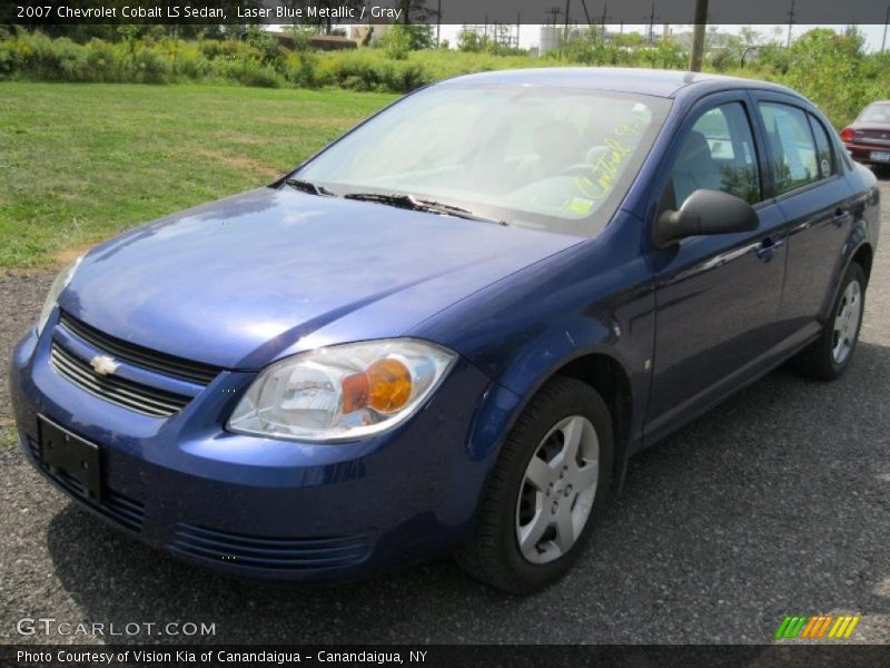 Laser Blue Metallic / Gray 2007 Chevrolet Cobalt LS Sedan