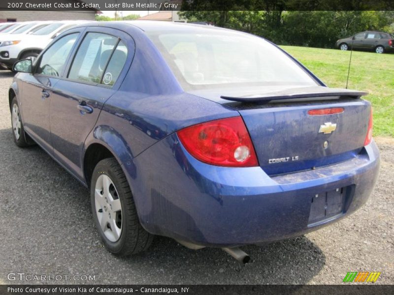 Laser Blue Metallic / Gray 2007 Chevrolet Cobalt LS Sedan