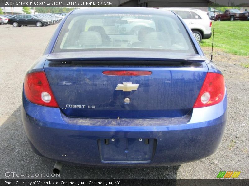 Laser Blue Metallic / Gray 2007 Chevrolet Cobalt LS Sedan