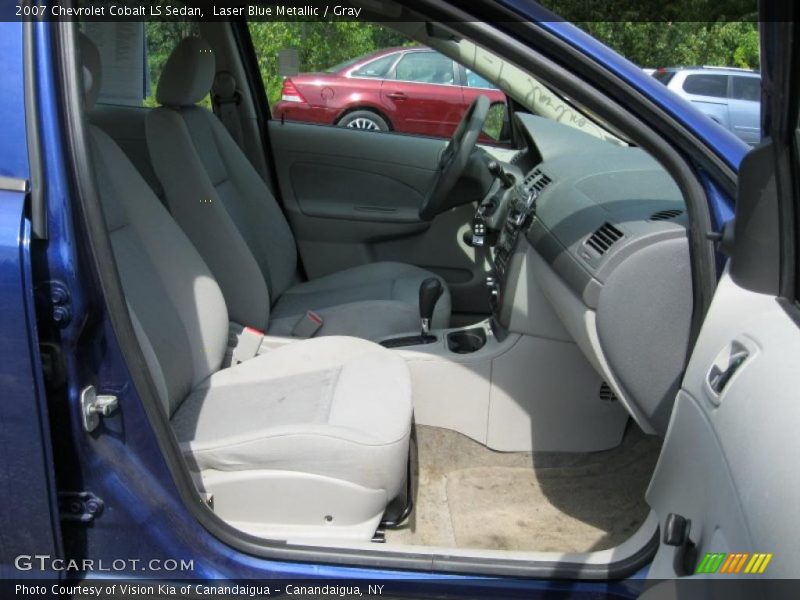 Laser Blue Metallic / Gray 2007 Chevrolet Cobalt LS Sedan