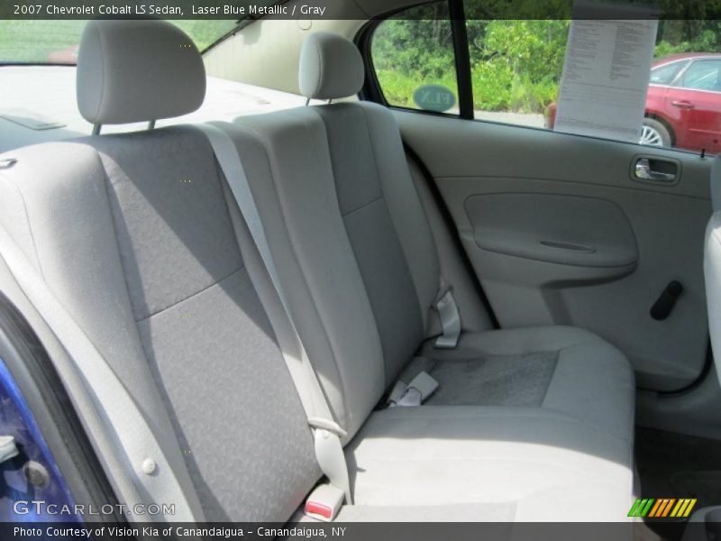 Laser Blue Metallic / Gray 2007 Chevrolet Cobalt LS Sedan