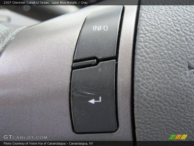 Laser Blue Metallic / Gray 2007 Chevrolet Cobalt LS Sedan