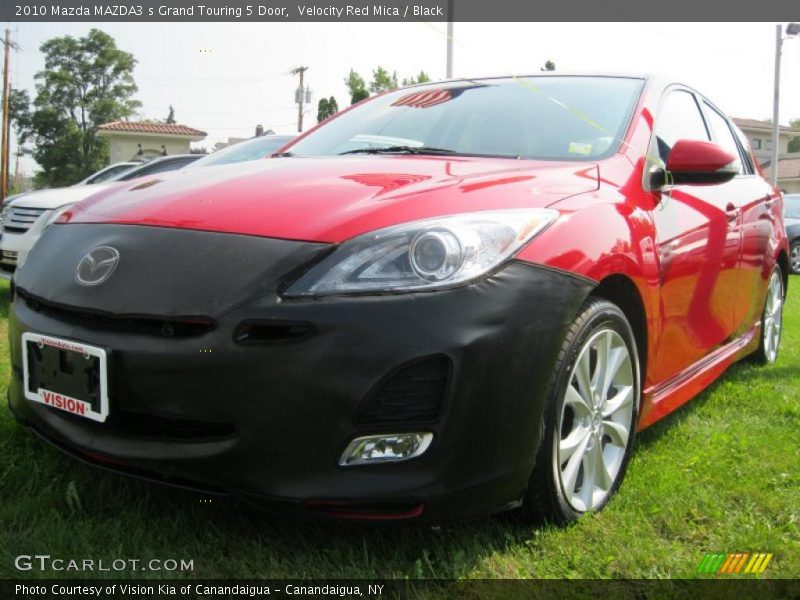 Velocity Red Mica / Black 2010 Mazda MAZDA3 s Grand Touring 5 Door