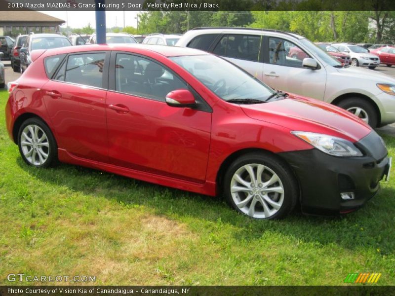 Velocity Red Mica / Black 2010 Mazda MAZDA3 s Grand Touring 5 Door