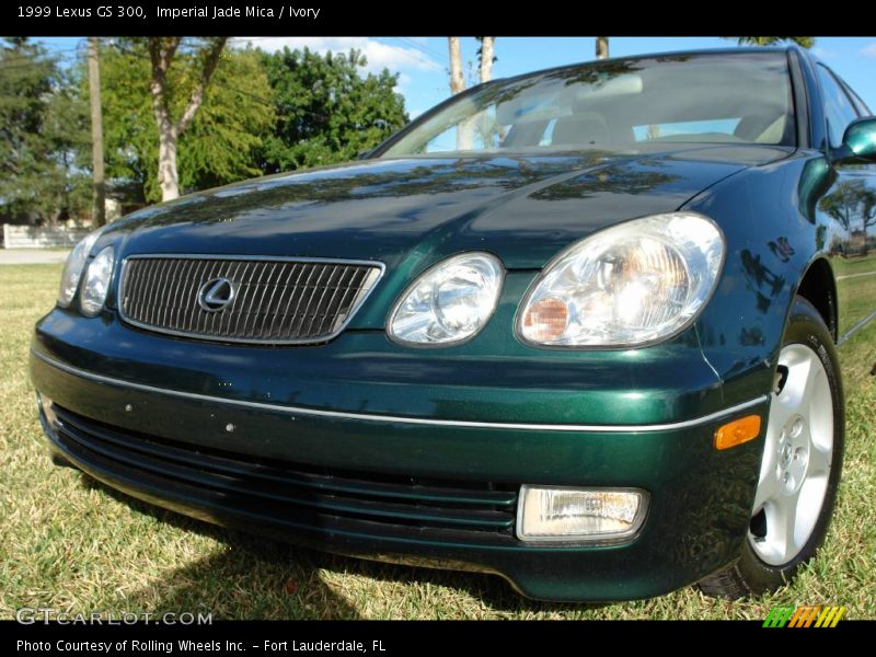 Imperial Jade Mica / Ivory 1999 Lexus GS 300
