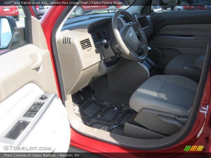 Inferno Red Crystal Pearl / Pastel Pebble Beige 2007 Jeep Patriot Sport 4x4