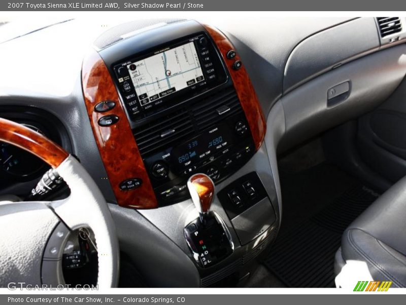 Silver Shadow Pearl / Stone 2007 Toyota Sienna XLE Limited AWD