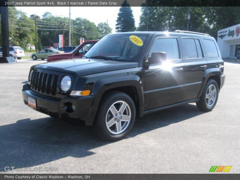 Black Clearcoat / Pastel Slate Gray 2007 Jeep Patriot Sport 4x4