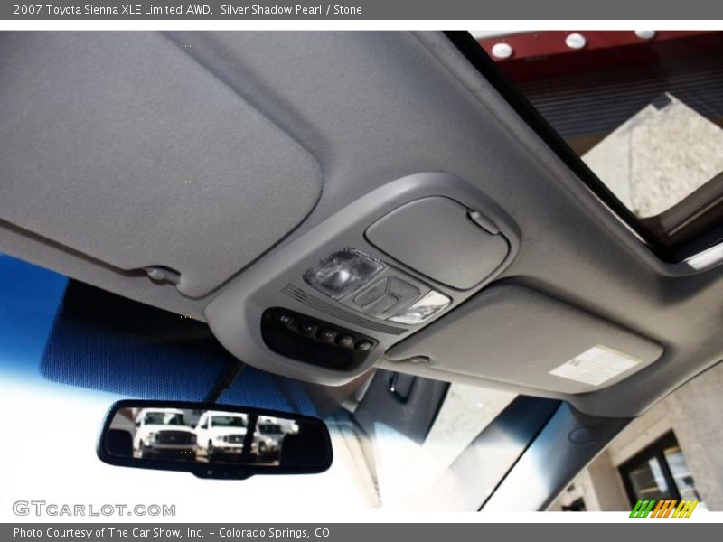 Silver Shadow Pearl / Stone 2007 Toyota Sienna XLE Limited AWD