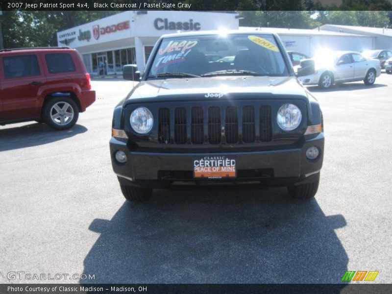 Black Clearcoat / Pastel Slate Gray 2007 Jeep Patriot Sport 4x4