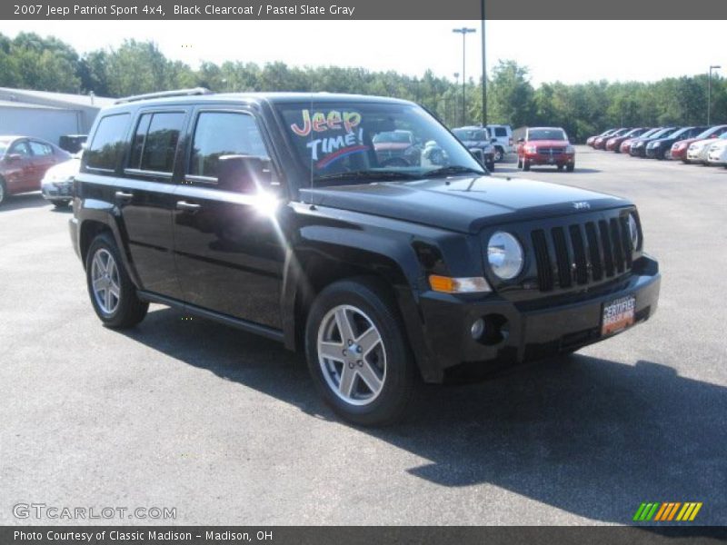 Black Clearcoat / Pastel Slate Gray 2007 Jeep Patriot Sport 4x4