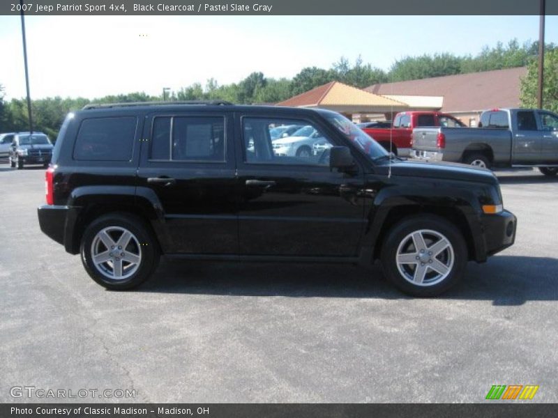 Black Clearcoat / Pastel Slate Gray 2007 Jeep Patriot Sport 4x4