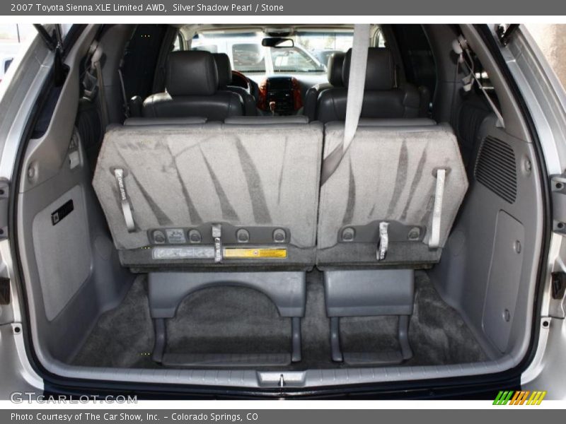 Silver Shadow Pearl / Stone 2007 Toyota Sienna XLE Limited AWD