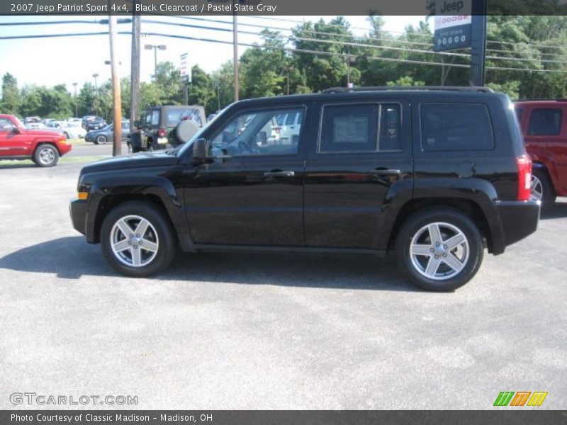 Black Clearcoat / Pastel Slate Gray 2007 Jeep Patriot Sport 4x4