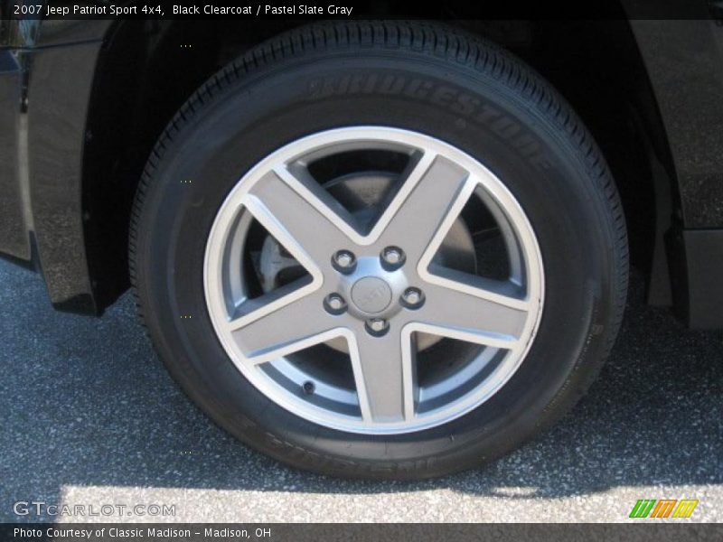 Black Clearcoat / Pastel Slate Gray 2007 Jeep Patriot Sport 4x4