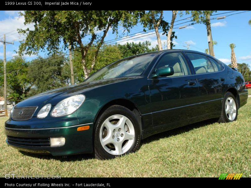 Imperial Jade Mica / Ivory 1999 Lexus GS 300