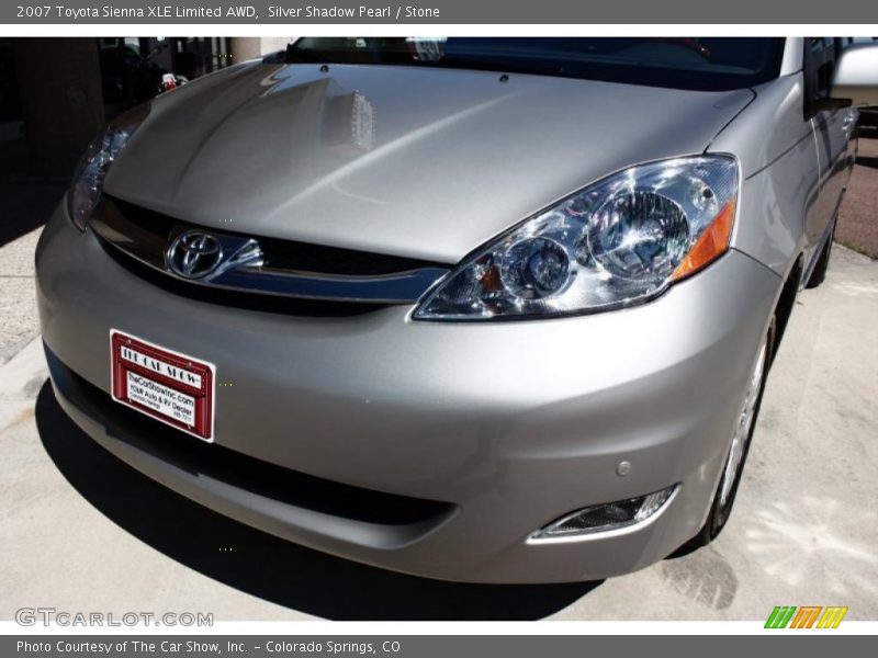 Silver Shadow Pearl / Stone 2007 Toyota Sienna XLE Limited AWD