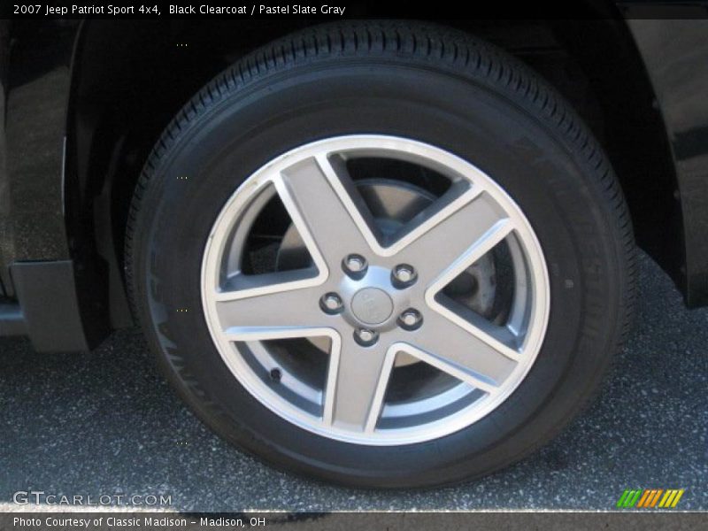 Black Clearcoat / Pastel Slate Gray 2007 Jeep Patriot Sport 4x4
