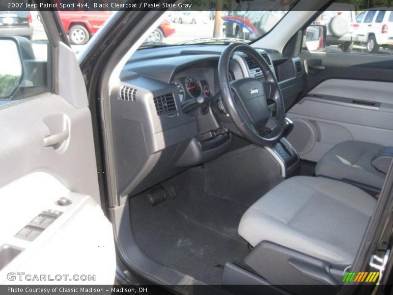 Black Clearcoat / Pastel Slate Gray 2007 Jeep Patriot Sport 4x4