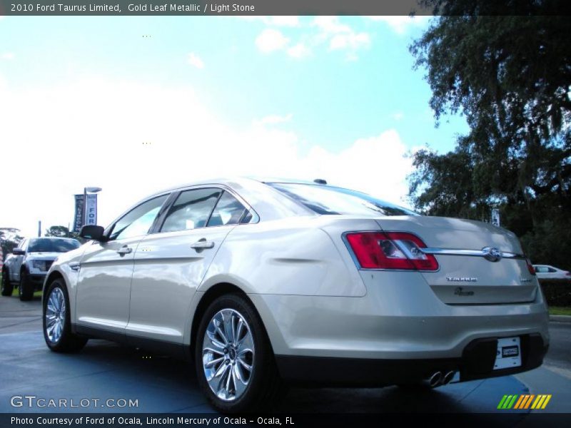 Gold Leaf Metallic / Light Stone 2010 Ford Taurus Limited