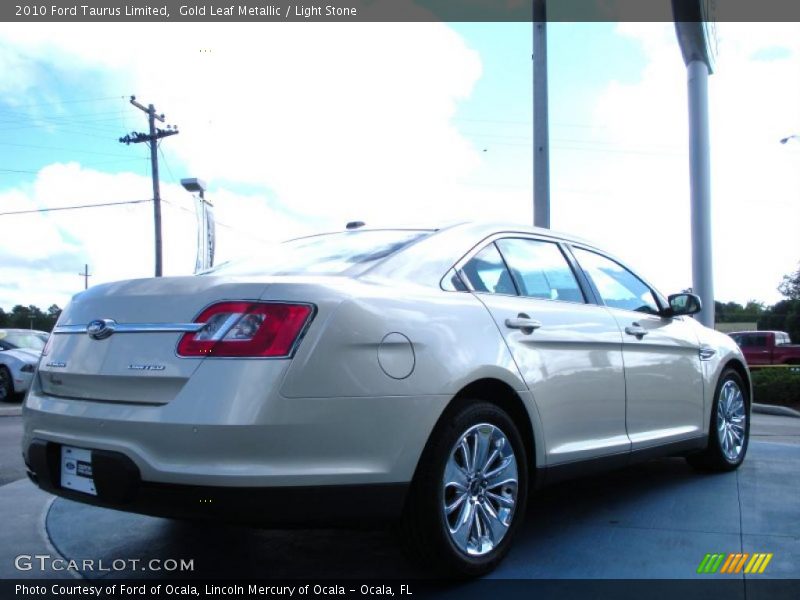 Gold Leaf Metallic / Light Stone 2010 Ford Taurus Limited