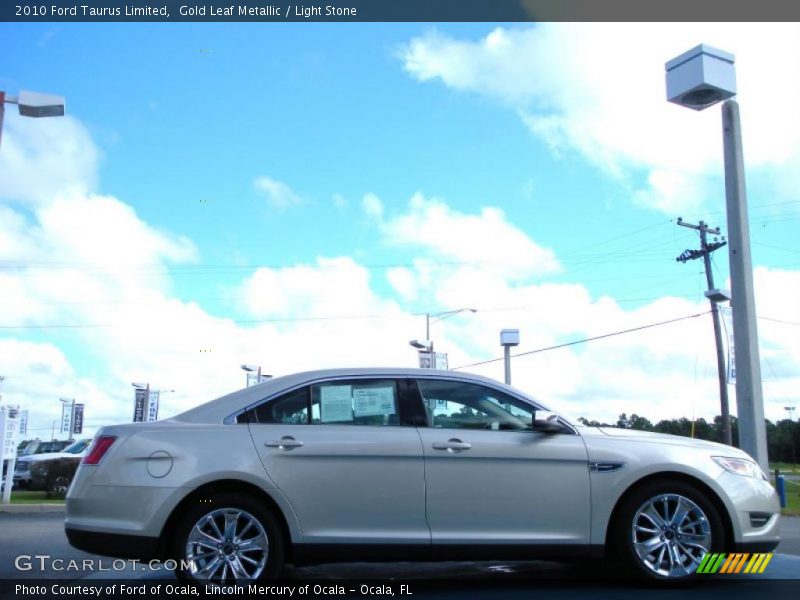 Gold Leaf Metallic / Light Stone 2010 Ford Taurus Limited