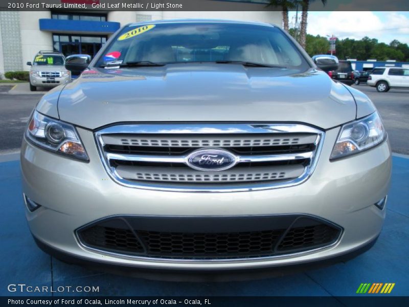 Gold Leaf Metallic / Light Stone 2010 Ford Taurus Limited